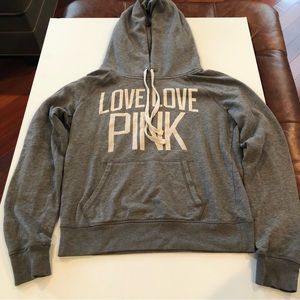 Pink Victoria’s Secret Hooded Sweatshirt
